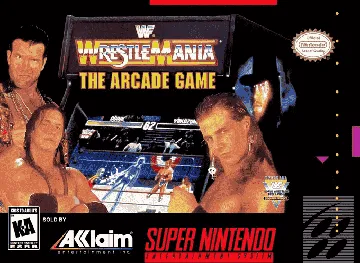 WWF WrestleMania - The Arcade Game (USA) box cover front